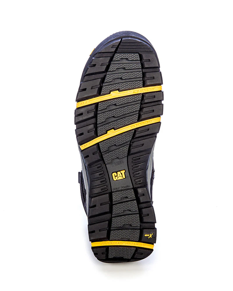 Convex Mid Zip Side Safety Boot - Black - Image 7