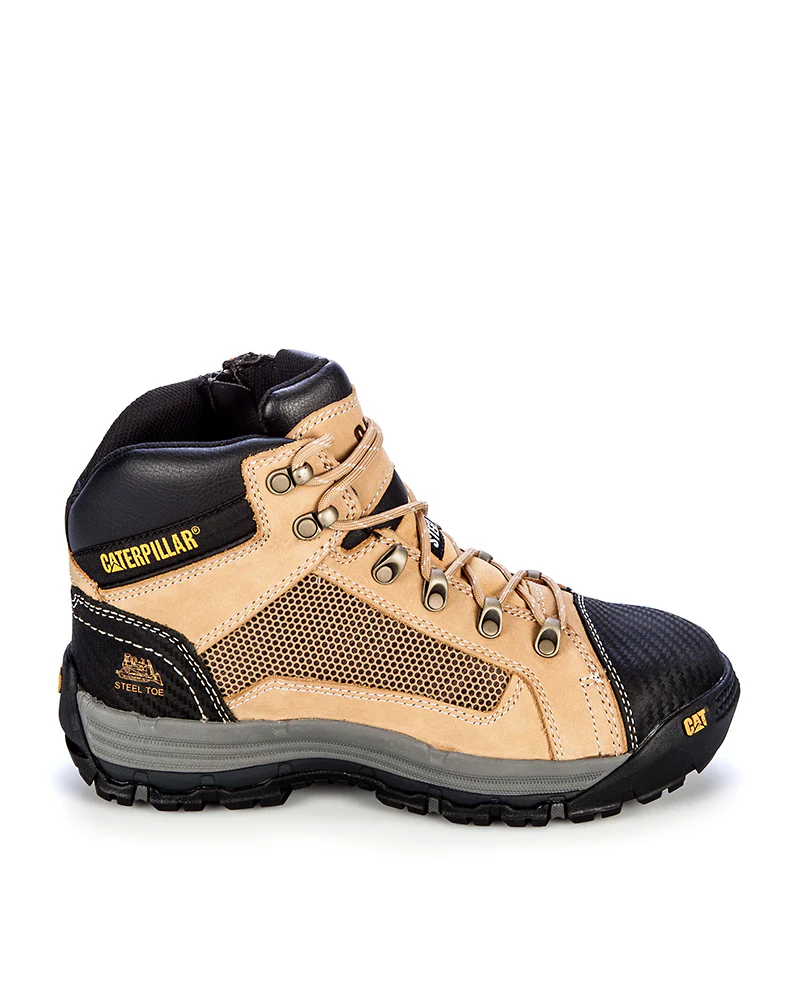Convex Mid Zip Side Safety Boot - Honey - Image 4