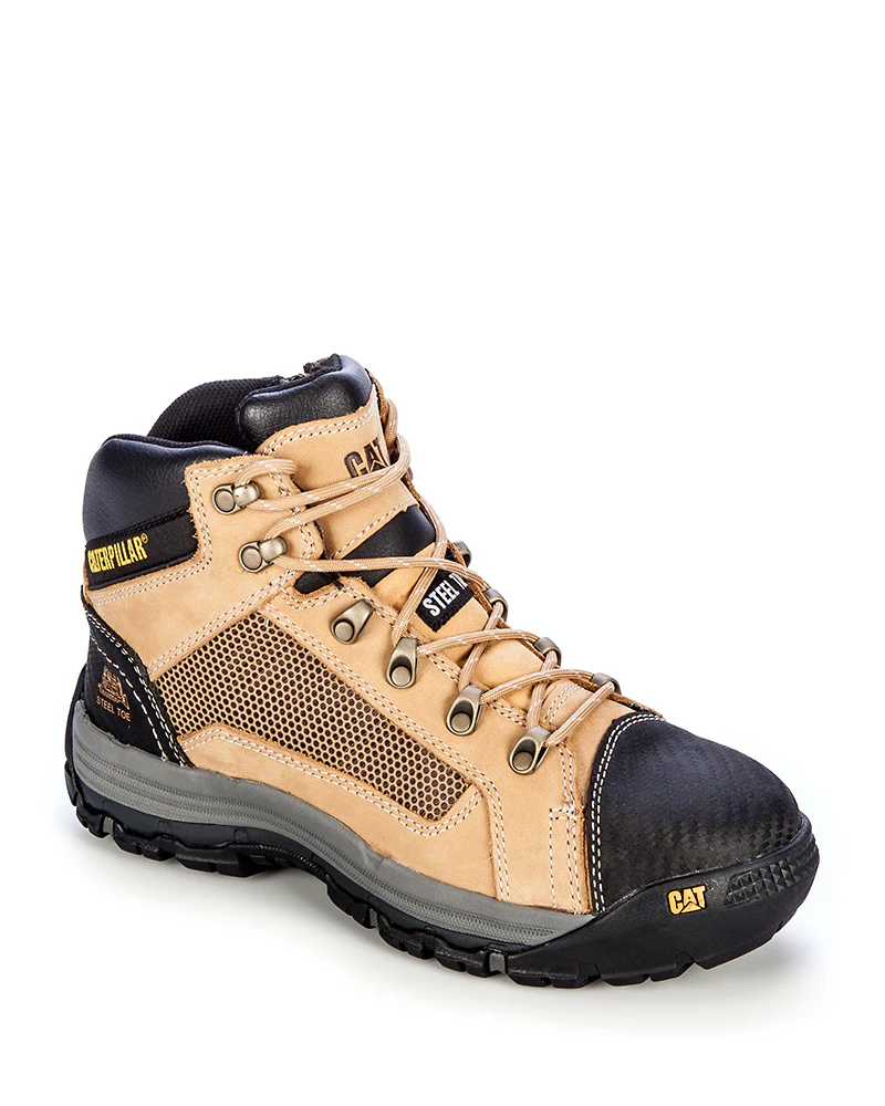 Convex Mid Zip Side Safety Boot - Honey - Image 5
