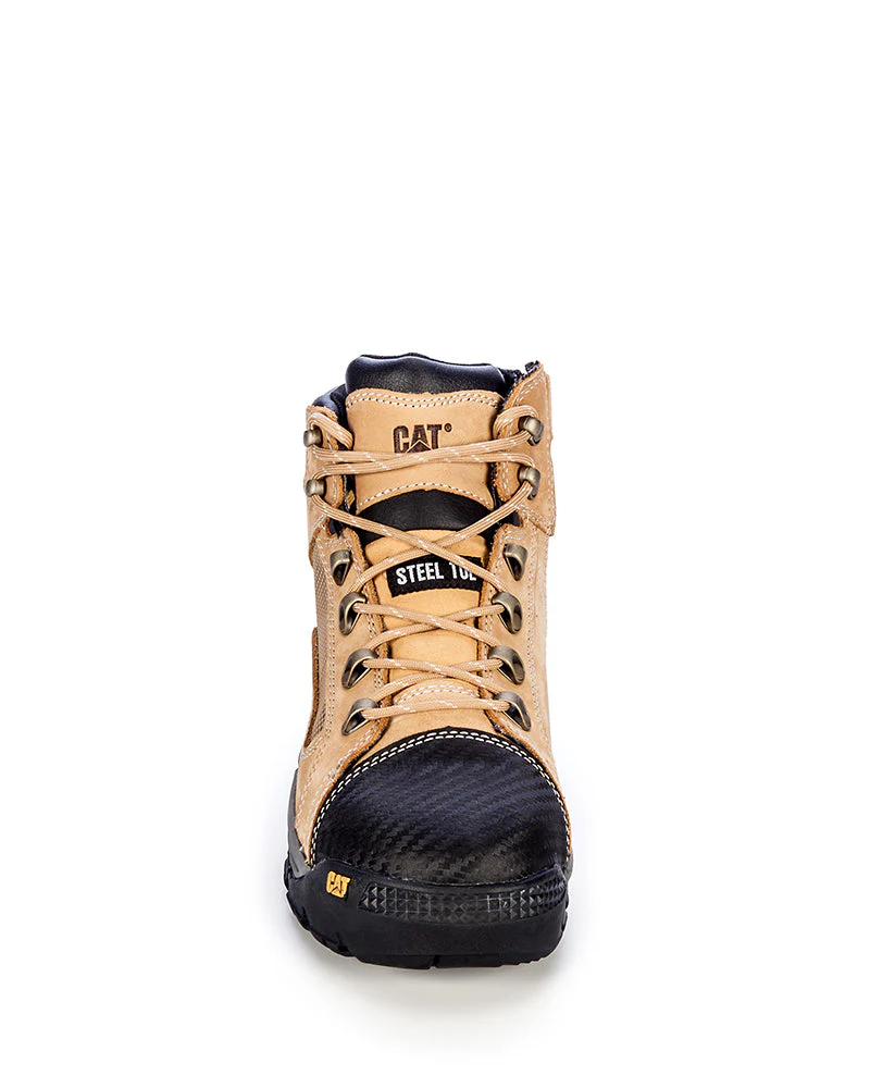 Convex Mid Zip Side Safety Boot - Honey - Image 6