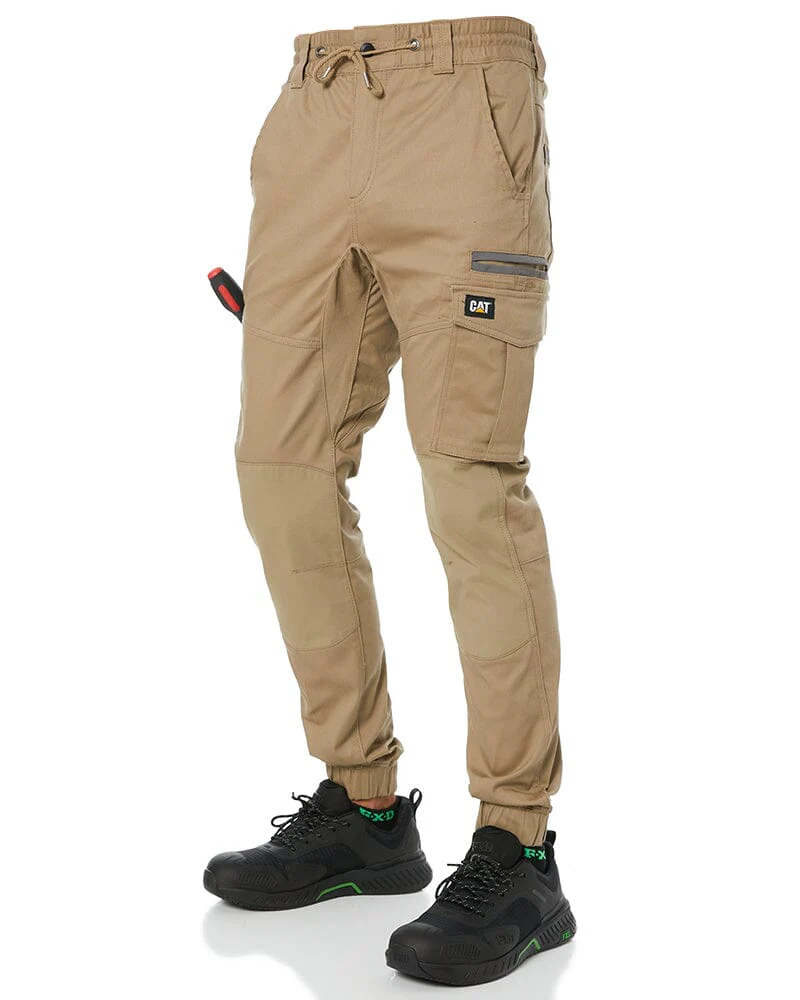 Cuffed Dynamic Pant - Khaki - Image 3