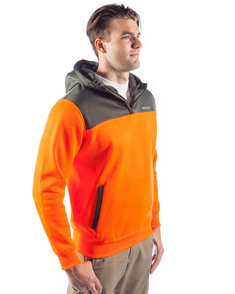 Hi Vis Hoodie - Orange - Image 3