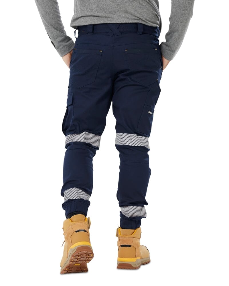 Taped Cuffed Dynamic Pant - Navy - Image 2