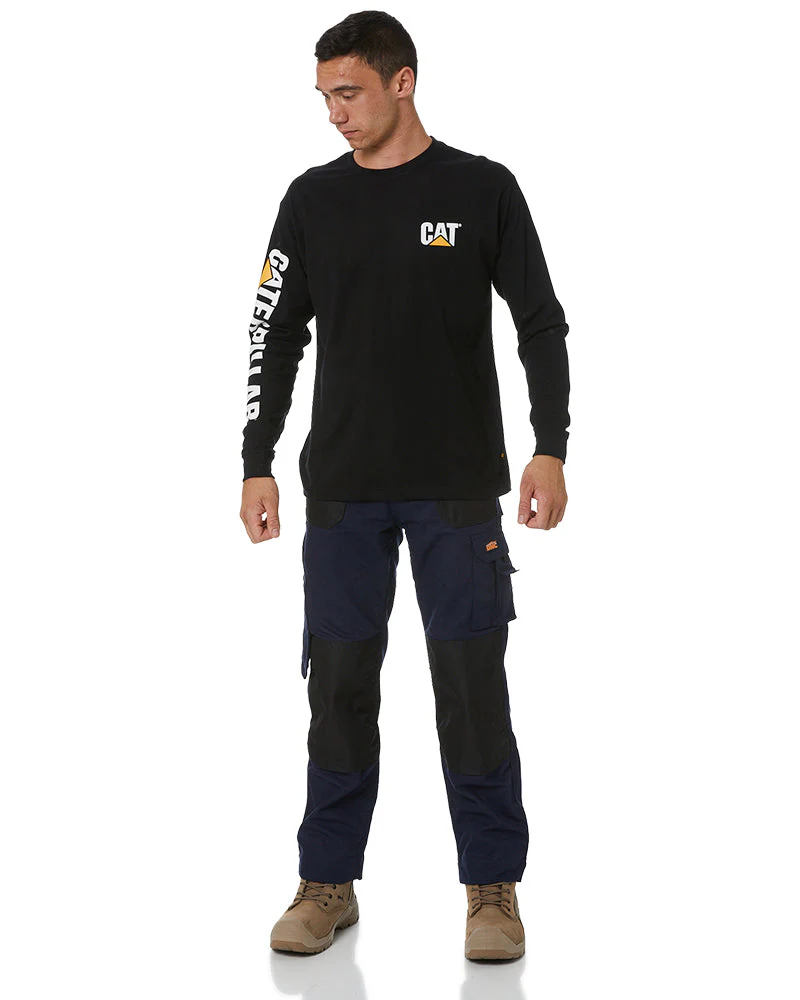 Trademark Banner LS Tee - Black - Image 2