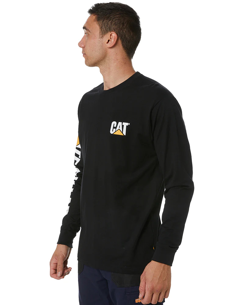 Trademark Banner LS Tee - Black - Image 3