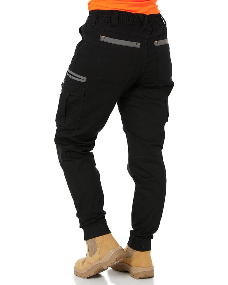 Womens Cuffed Dynamic Pant - Black - Image 4