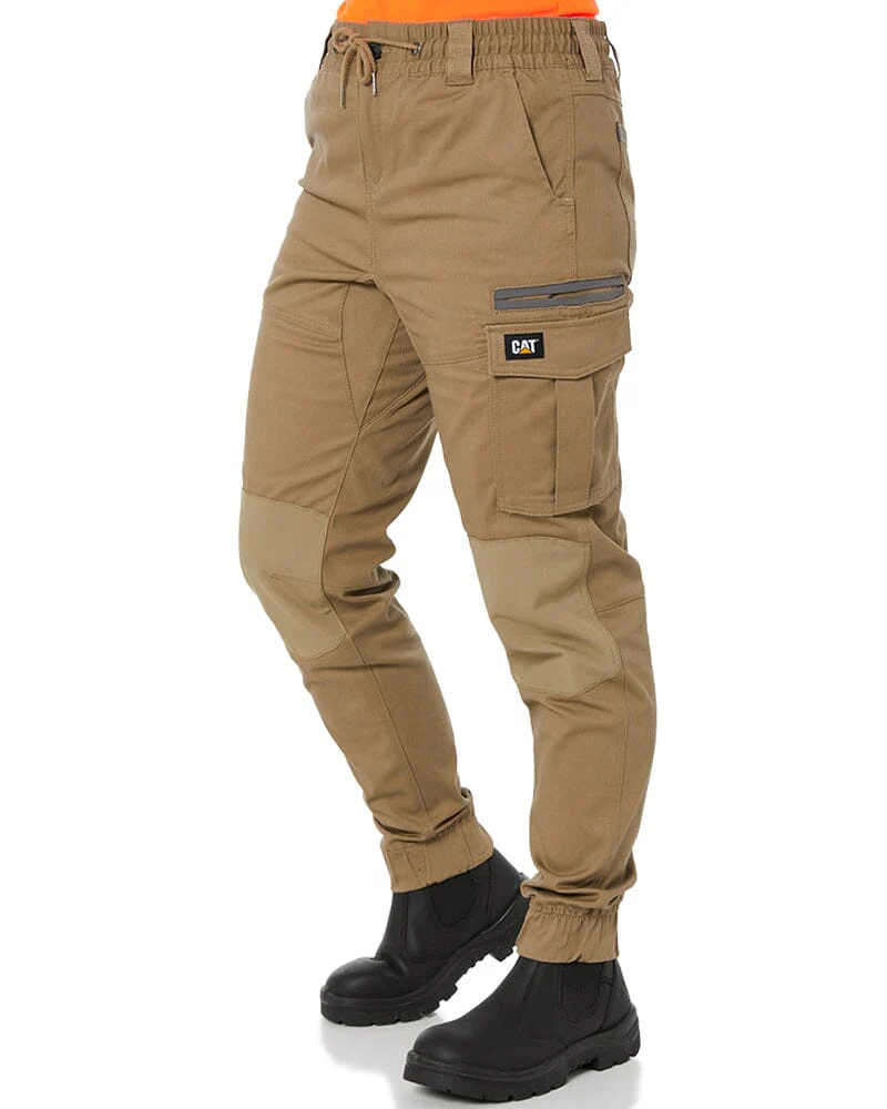 Womens Cuffed Dynamic Pant - Khaki - Image 3