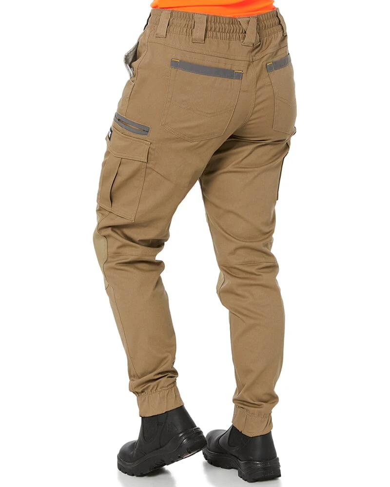Womens Cuffed Dynamic Pant - Khaki - Image 4