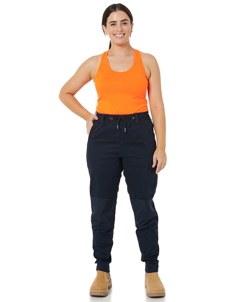 Womens Cuffed Dynamic Pant - Navy - Image 2