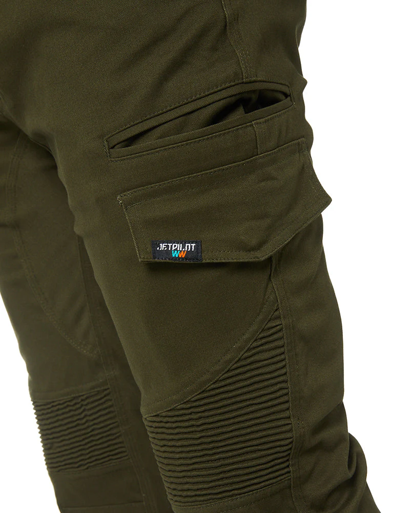 Corrugated Stretch Pant - Olive - Image 7