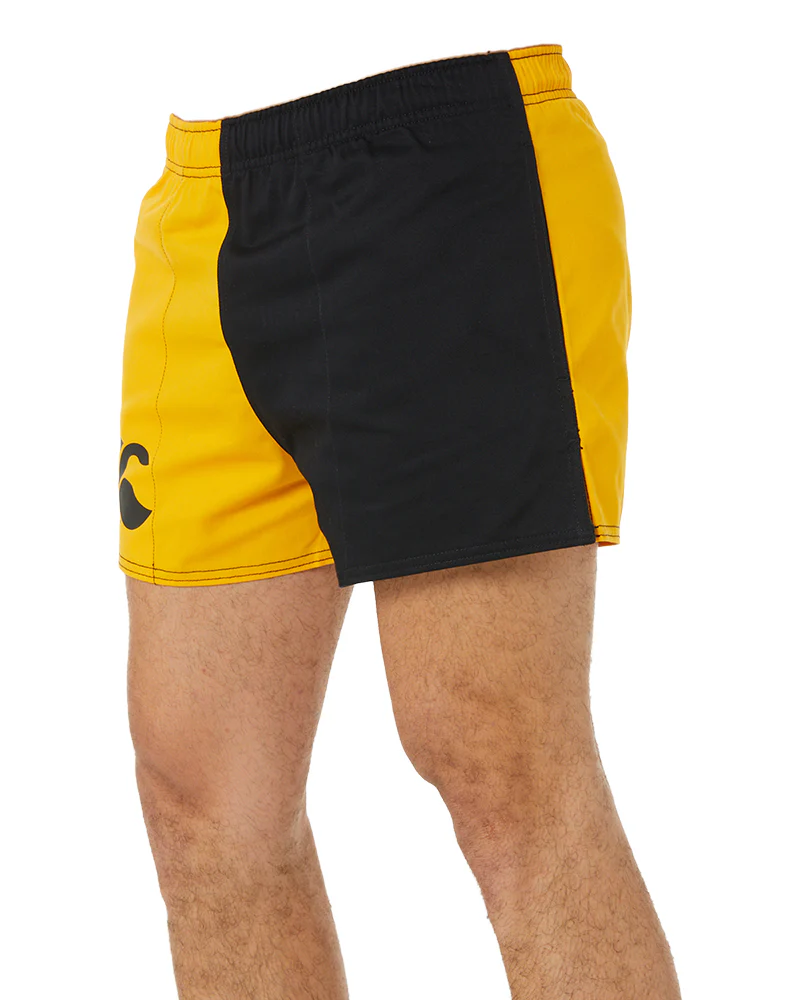 Cotton Harlequin Short - Black/Gold - Image 3