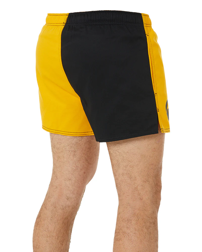 Cotton Harlequin Short - Black/Gold - Image 5