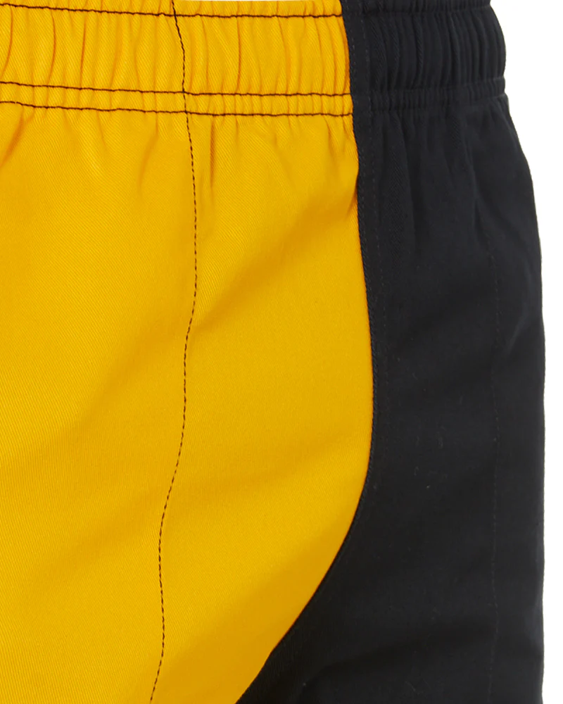 Cotton Harlequin Short - Black/Gold - Image 6