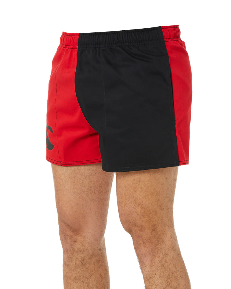 Cotton Harlequin Short - Black/Red - Image 3