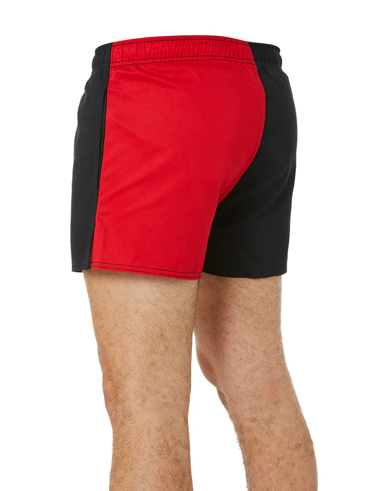 Cotton Harlequin Short - Black/Red - Image 4