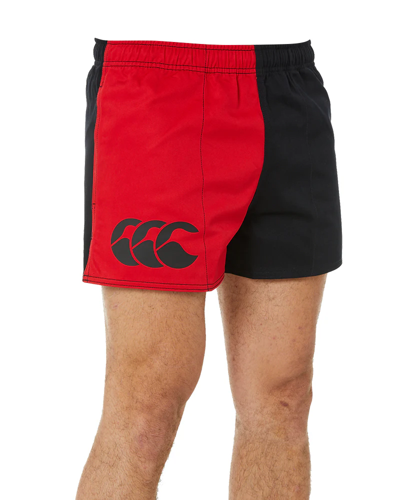 Cotton Harlequin Short - Black/Red - Image 6