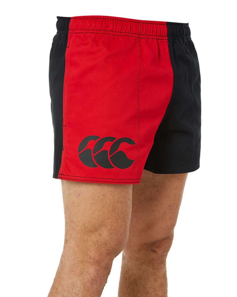 Cotton Harlequin Short - Black/Red - Image 7