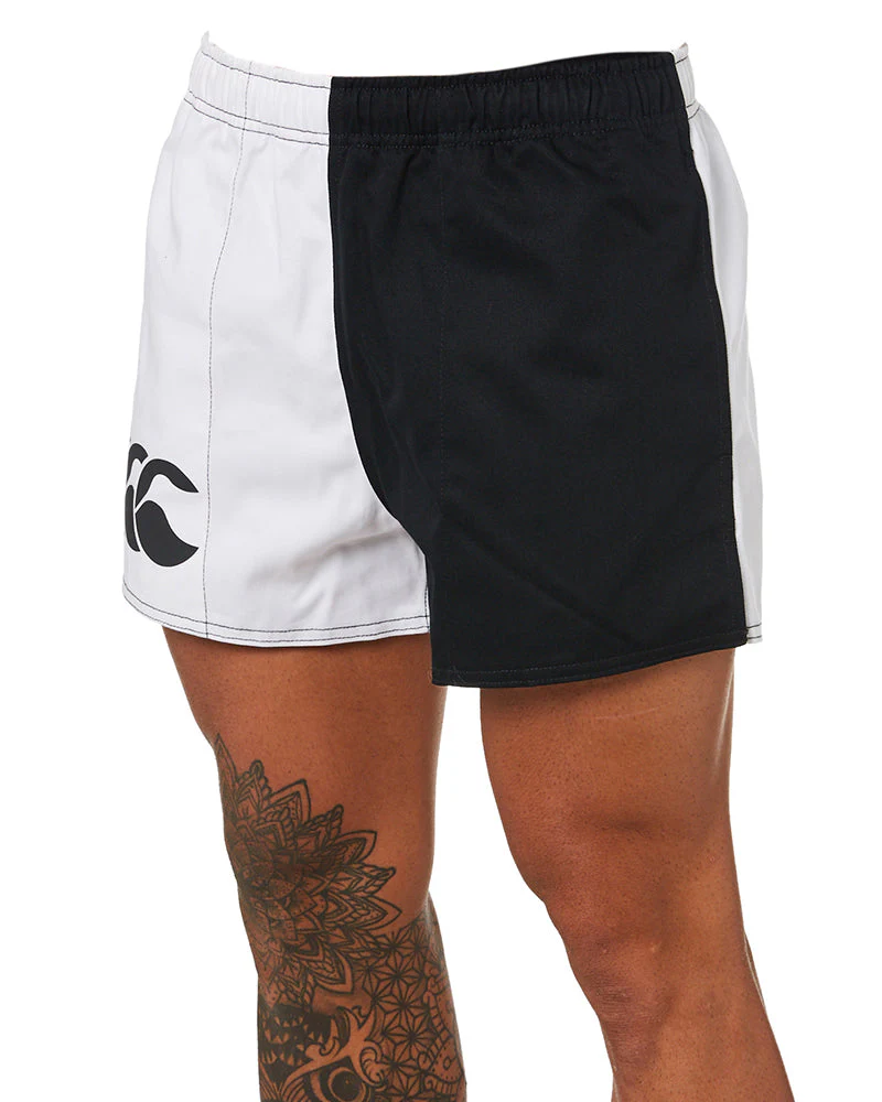 Cotton Harlequin Short - Black/White - Image 3