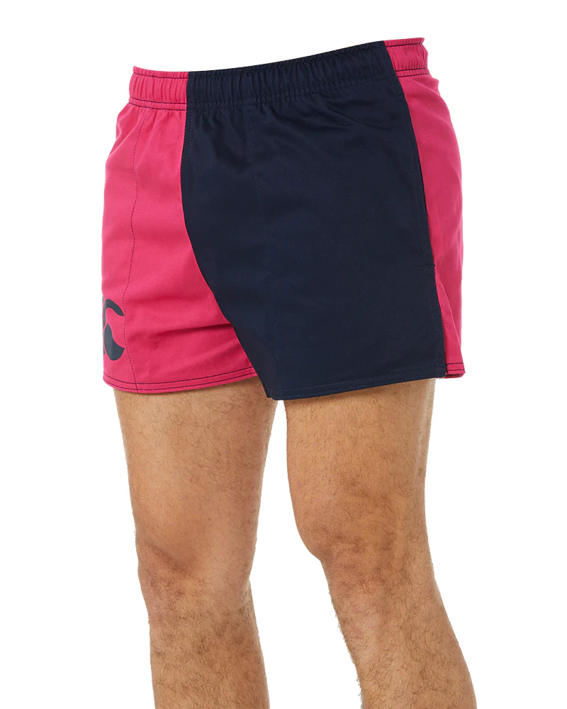 Cotton Harlequin Short - Fuschia/Navy - Image 3