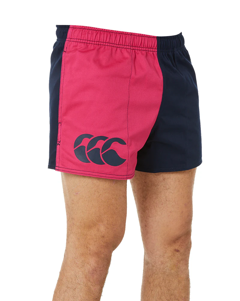 Cotton Harlequin Short - Fuschia/Navy - Image 6
