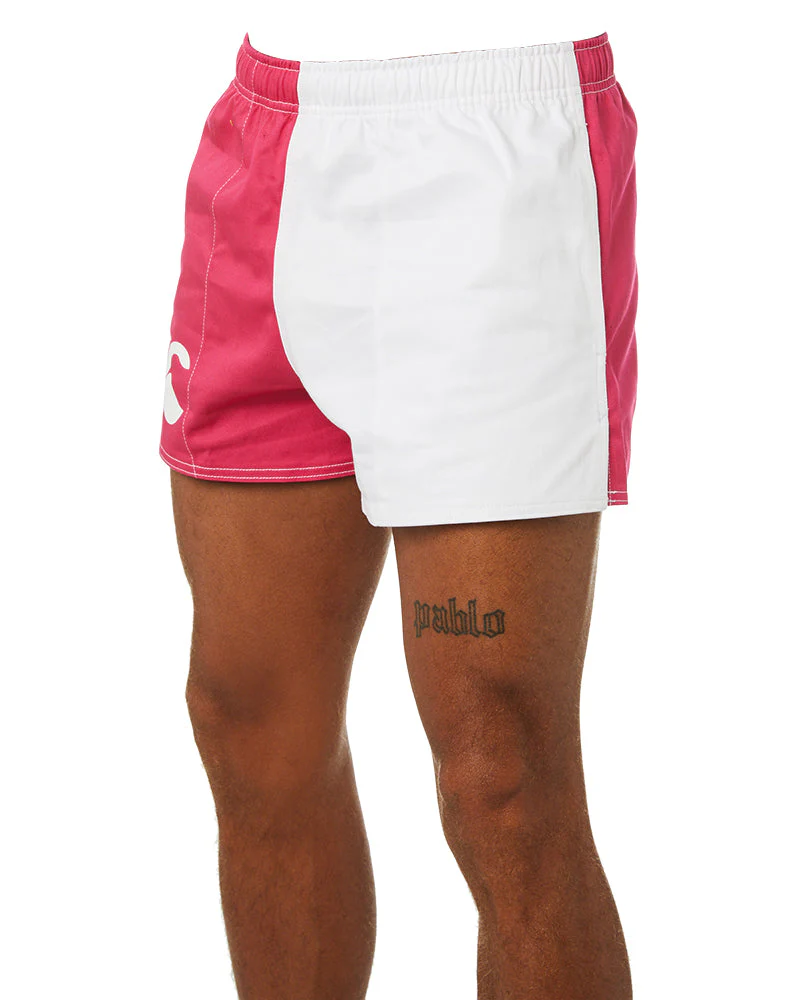 Cotton Harlequin Short - Fuschia/White - Image 3