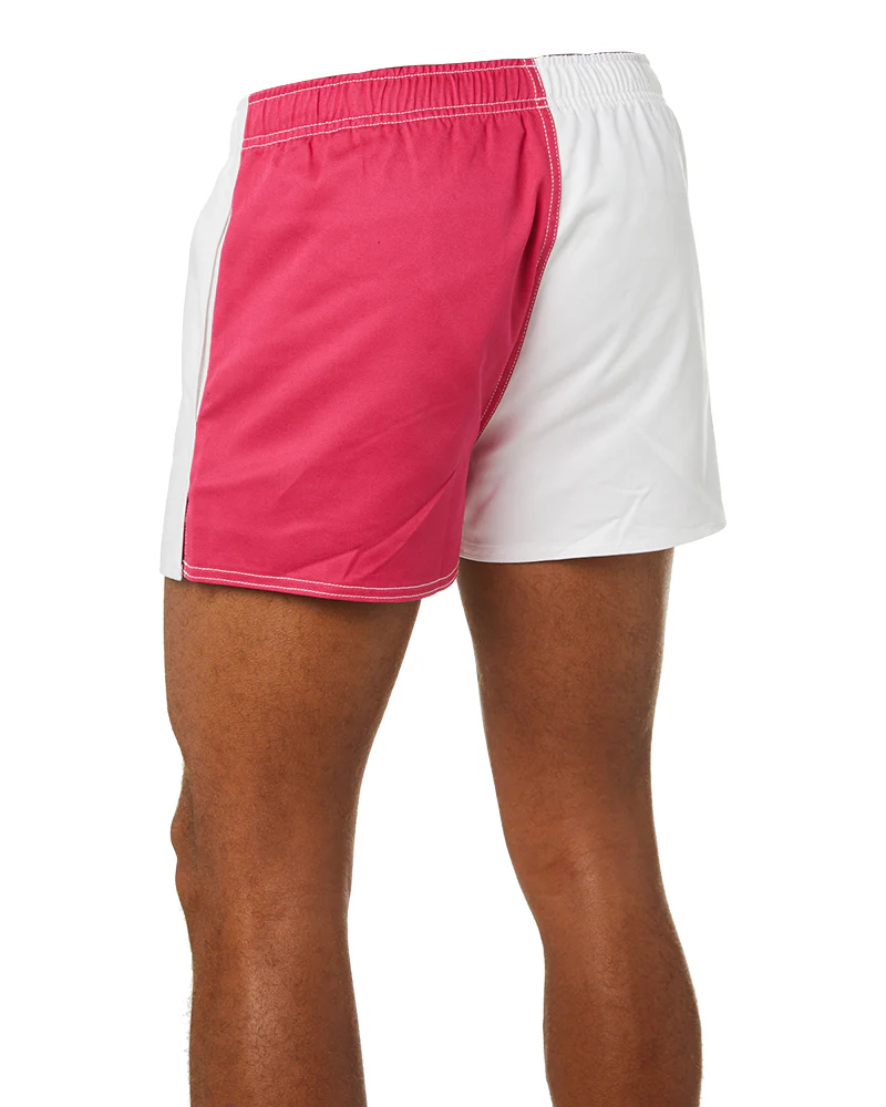 Cotton Harlequin Short - Fuschia/White - Image 4
