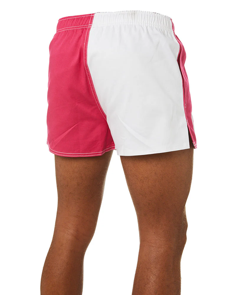 Cotton Harlequin Short - Fuschia/White - Image 5