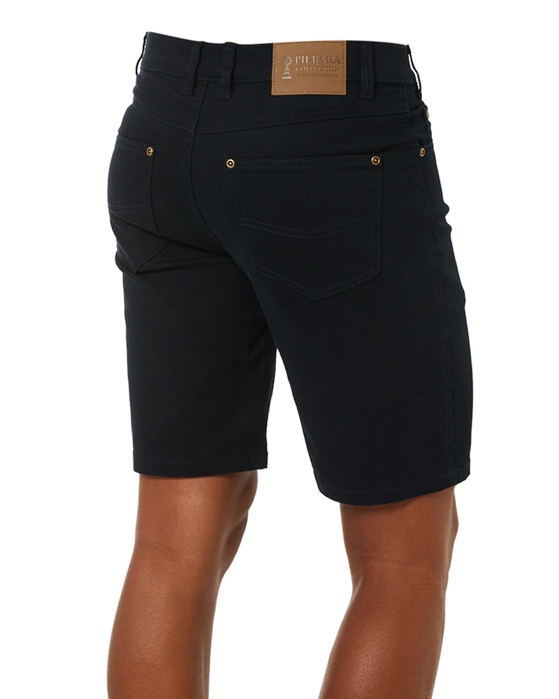 Cotton Stretch Jean Short - Ink Navy - Image 5
