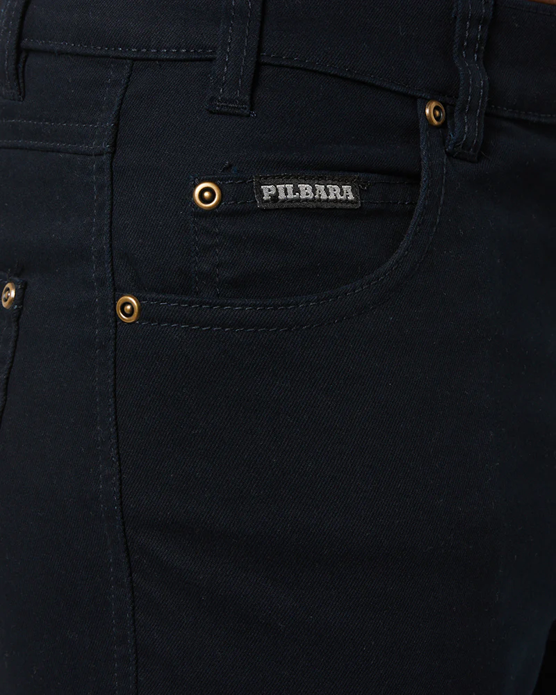 Cotton Stretch Jean Short - Ink Navy - Image 6