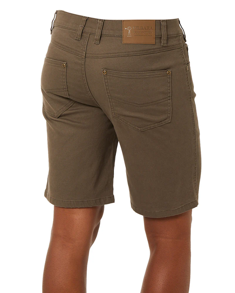 Cotton Stretch Jean Short - Vintage Grey - Image 5