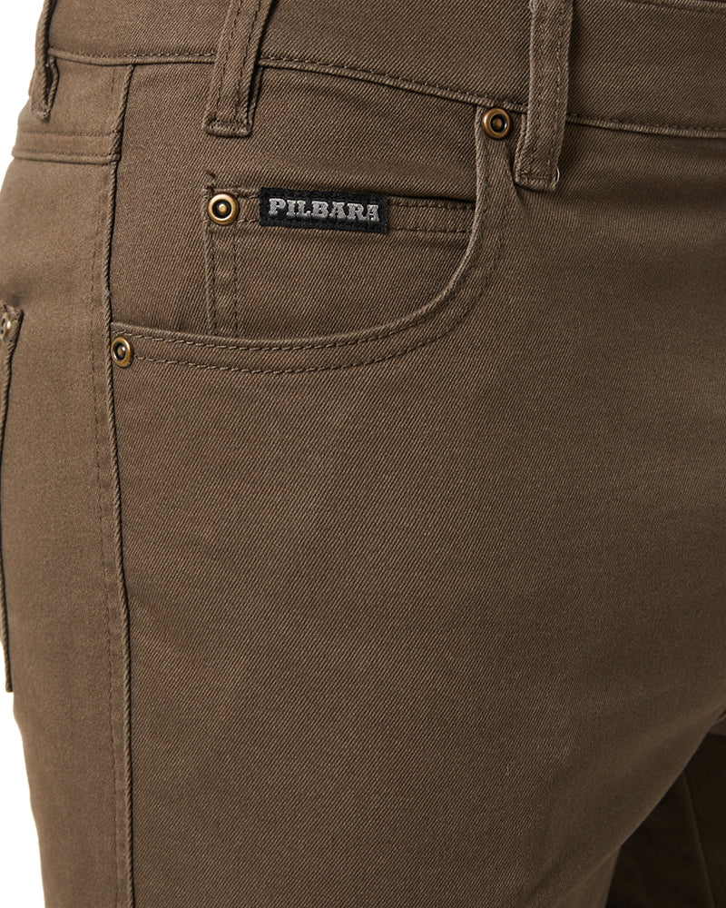 Cotton Stretch Jean Short - Vintage Grey - Image 6