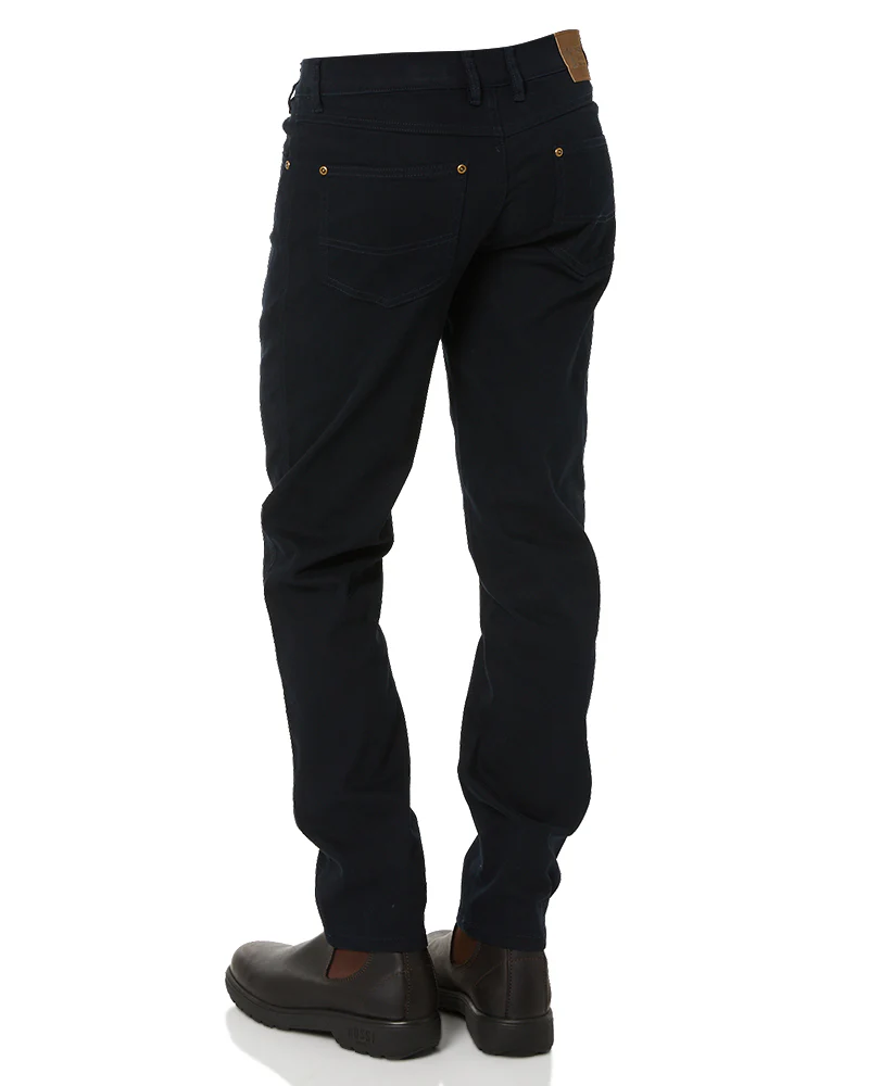 Cotton Stretch Jeans - Ink - Image 4