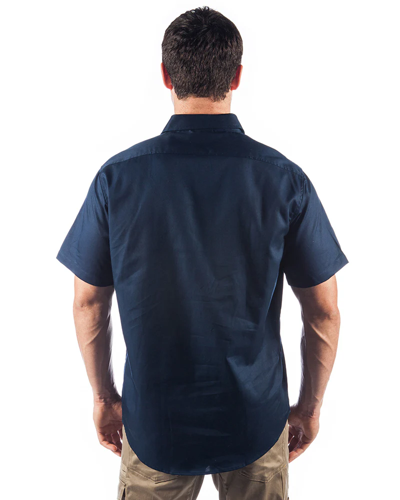Cool-Breeze Work Shirt Short-Sleeve - Navy - Image 3
