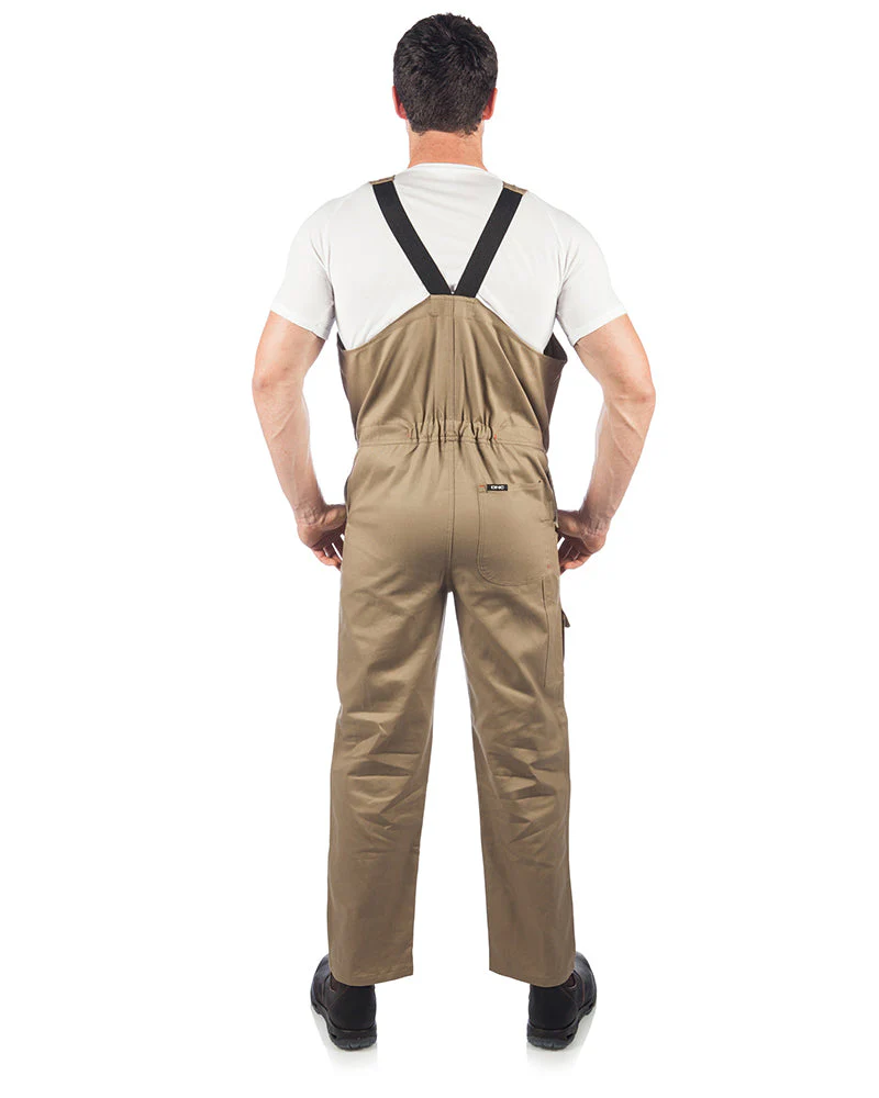 Cotton Drill Action Back Overall - Khaki - Image 3