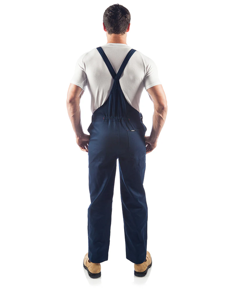 Cotton Drill Bib And Brace Overall - Navy - Image 4