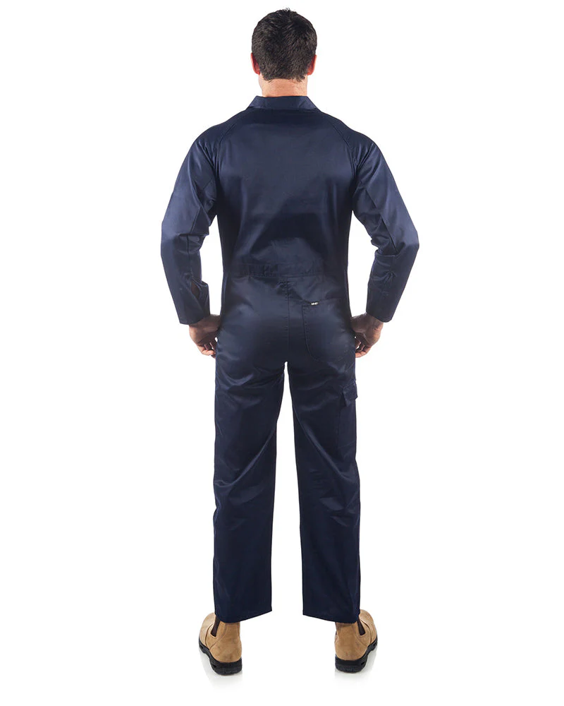 Polyester Cotton Coverall - Navy - Image 3
