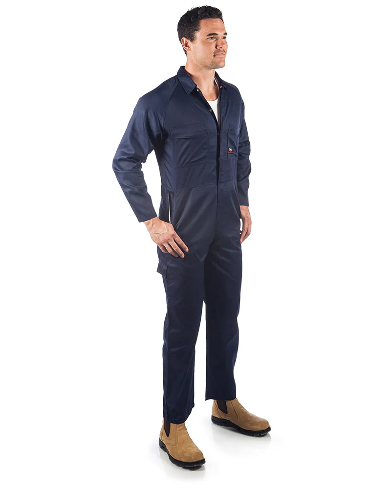 Polyester Cotton Coverall - Navy - Image 4