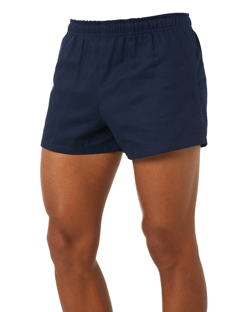 Elastic Waist Shorts - Navy - Image 3