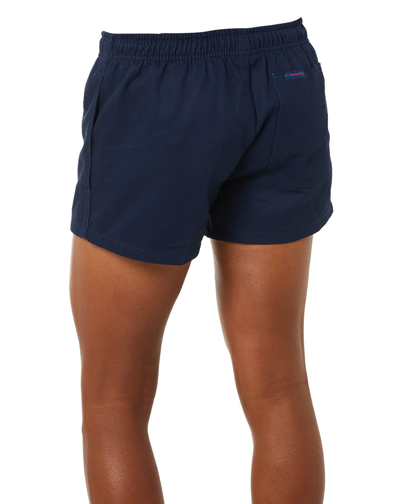 Elastic Waist Shorts - Navy - Image 4