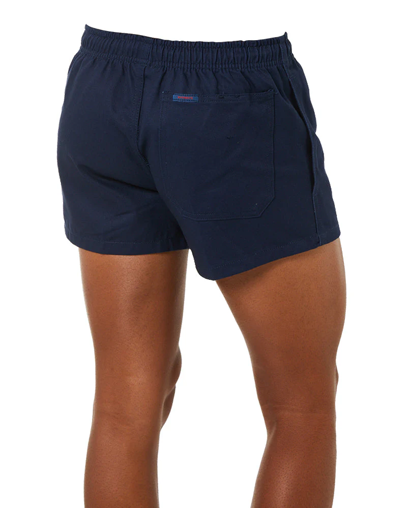 Elastic Waist Shorts - Navy - Image 5