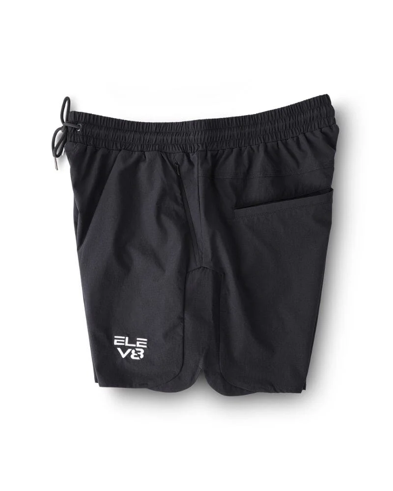 HYBRID 1.0 Shorts - Black/Black - Image 3