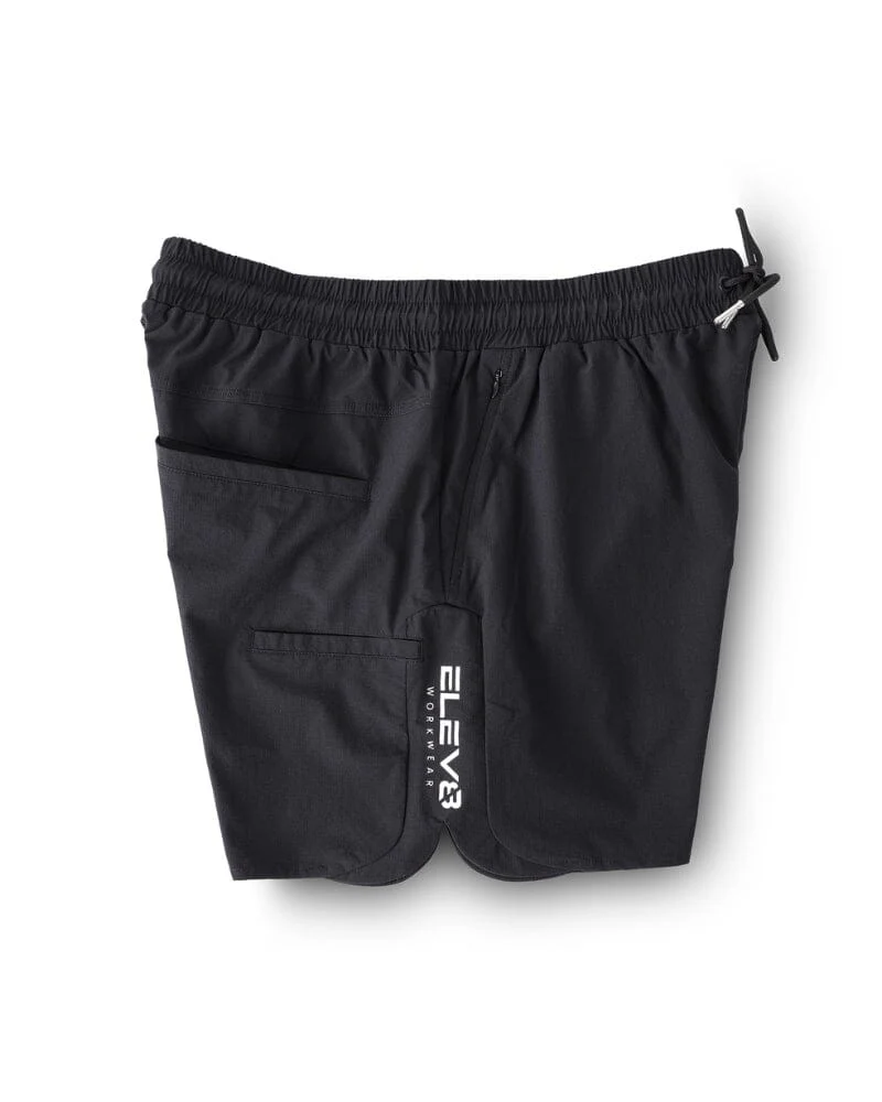 HYBRID 1.0 Shorts - Black/Black - Image 4