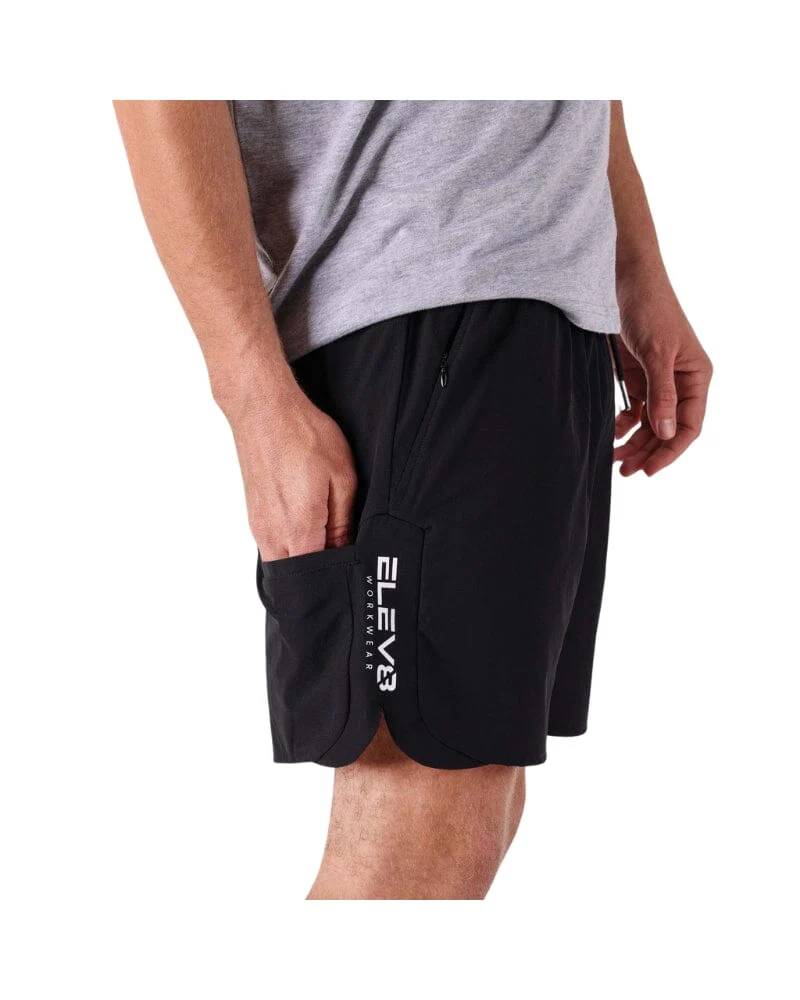 HYBRID 1.0 Shorts - Black/Black - Image 9