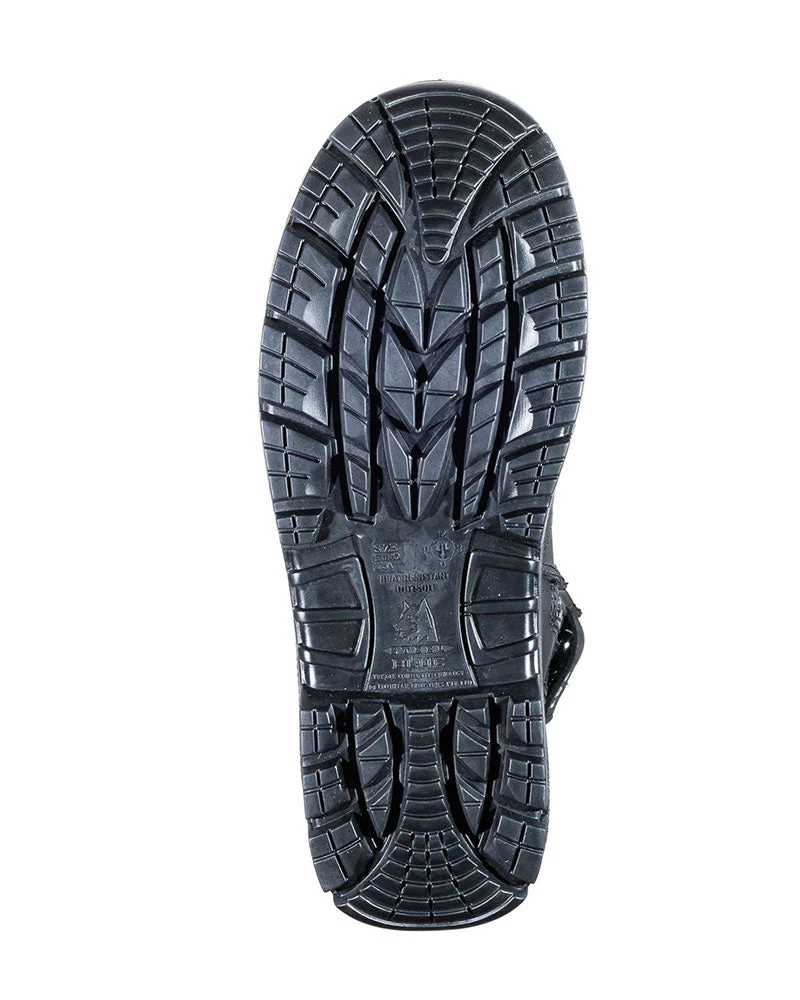 Enforcer Lace Up Zip Sided 150mm Boot - Black - Image 6