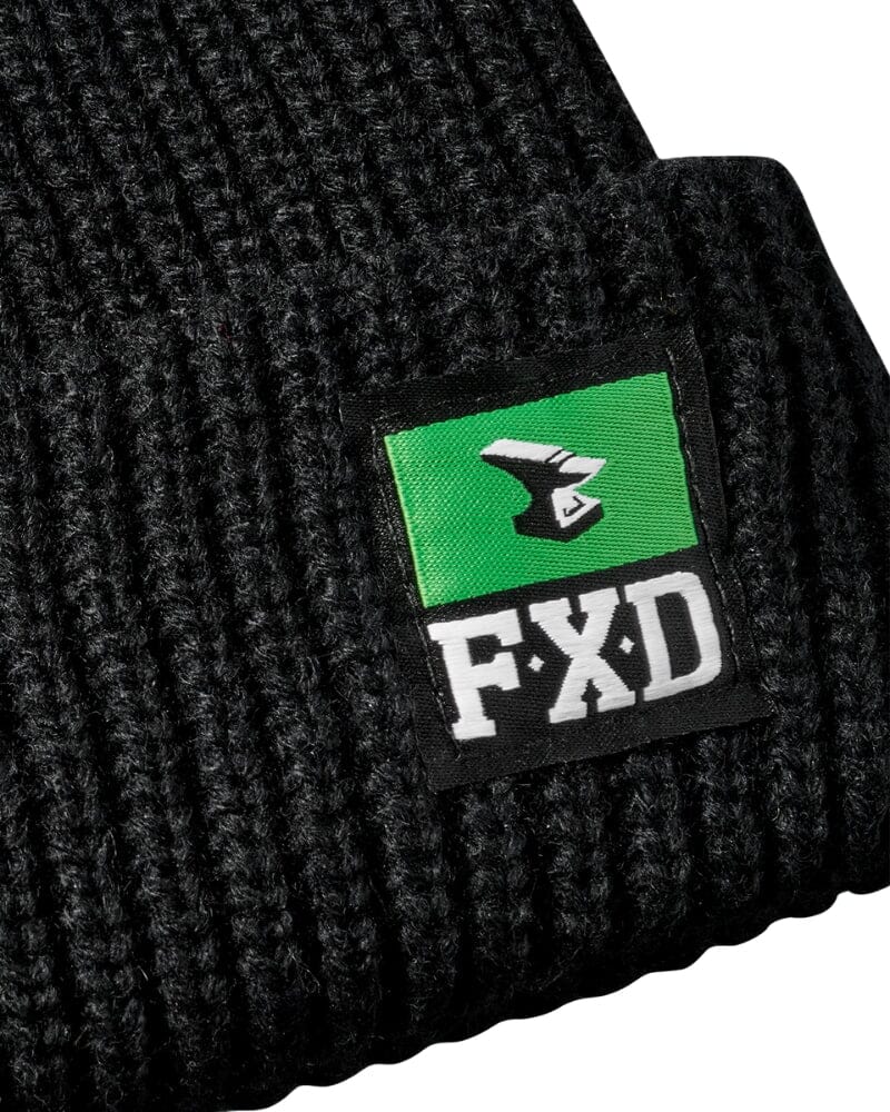 CP-10 Knit Ribbed Beanie - Black - Image 3