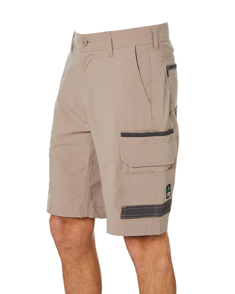 LS-1 Lightweight Cargo Work Shorts - Khaki - Image 3