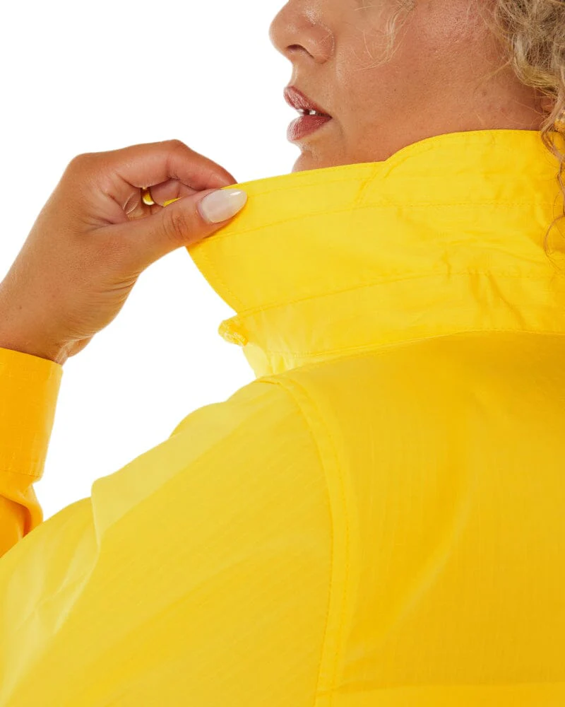 LSH-2WT Womens Long Sleeve Taped Shirt - Yellow - Image 6