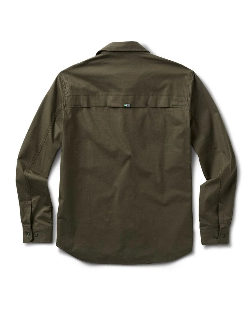 LSH-3 Vented Tech Long Sleeve Shirt - Green - Image 2