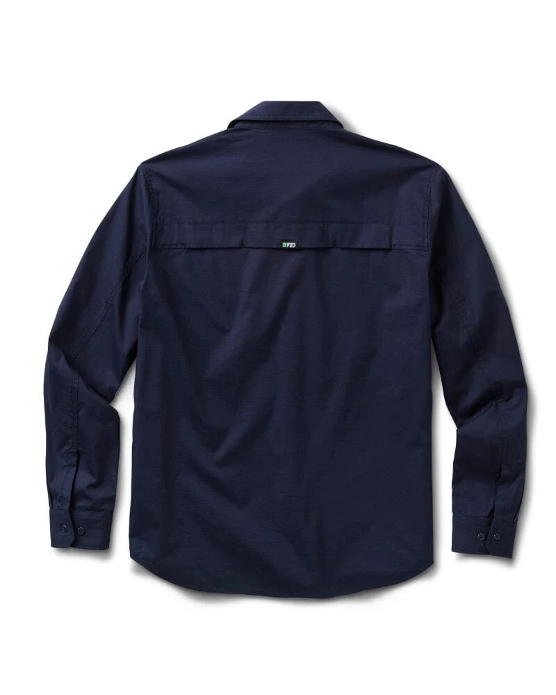 LSH-3 Vented Tech Long Sleeve Shirt - Navy - Image 2