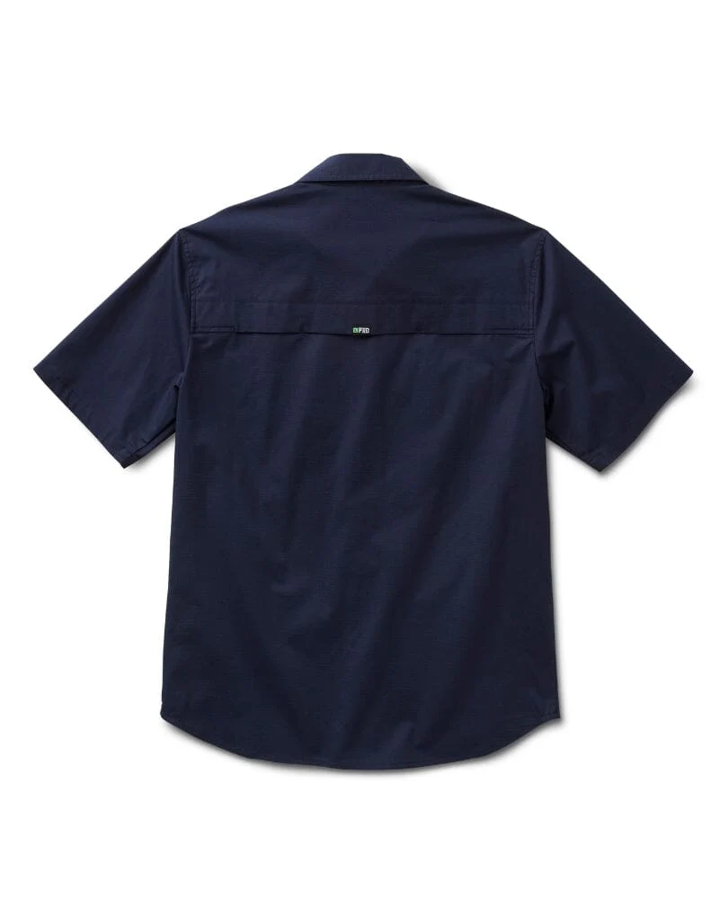 SSH-3 Vented Tech Short Sleeve Shirt - Navy - Image 2